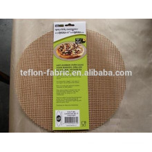 Non sticky heat resistant fiberglass mesh cooking mat with reinforced borders